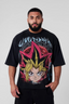 YoungLA x Yu-Gi-Oh! Heavyweight Acid Wash Oversized Tee – Yugi Muto Anime Graphic