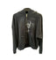 Enfants Riches Déprimés Central Figure Silhouette Zip-Up Hoodie - Washed Black