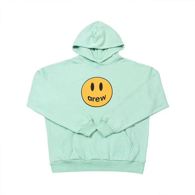 Drew House Smiley Face Pullover Hoodie, Mint Green Hover Image