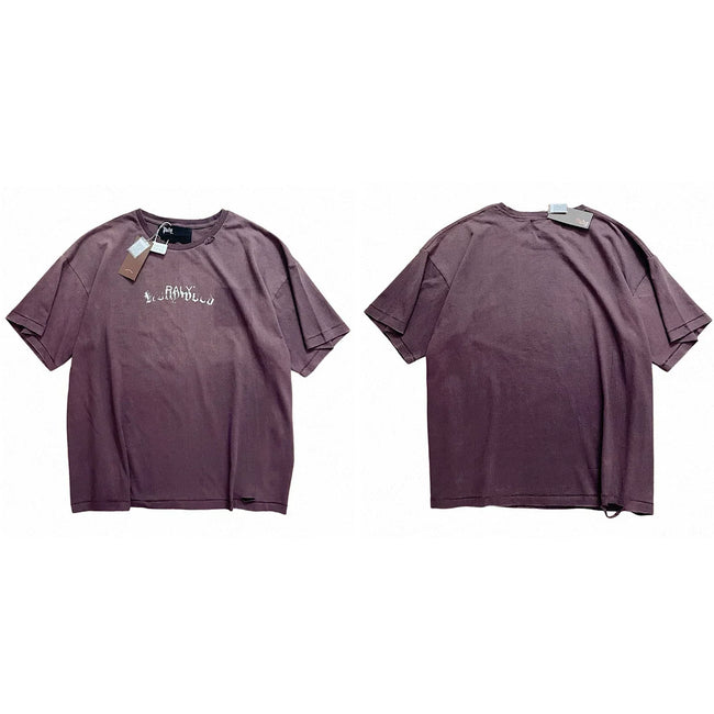 PALY Hollywood Center Small Logo Graphic T-Shirt - Purple-Grey Hover Image