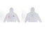 PALY Hollywood Doodle Art Zip-Up Hoodie - White