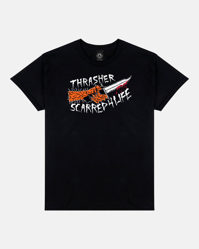 SCARRED - TSHIRT - BLACK Hover Image
