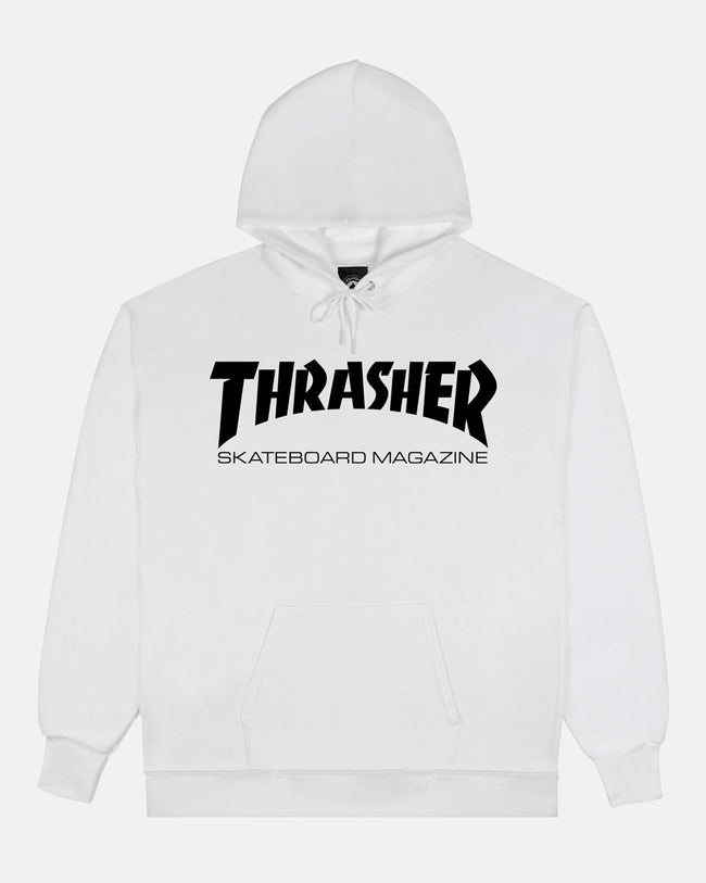 SKATE MAG - HOODIE - WHITE/BLACK Hover Image