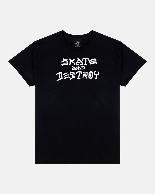 SKATE AND DESTROY - TSHIRT - BLACK Hover Image