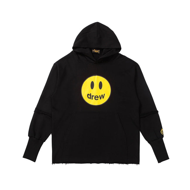 Drew House Mascot Smiley Distressed Hem Unisex Fleece Hoodie Hover Image