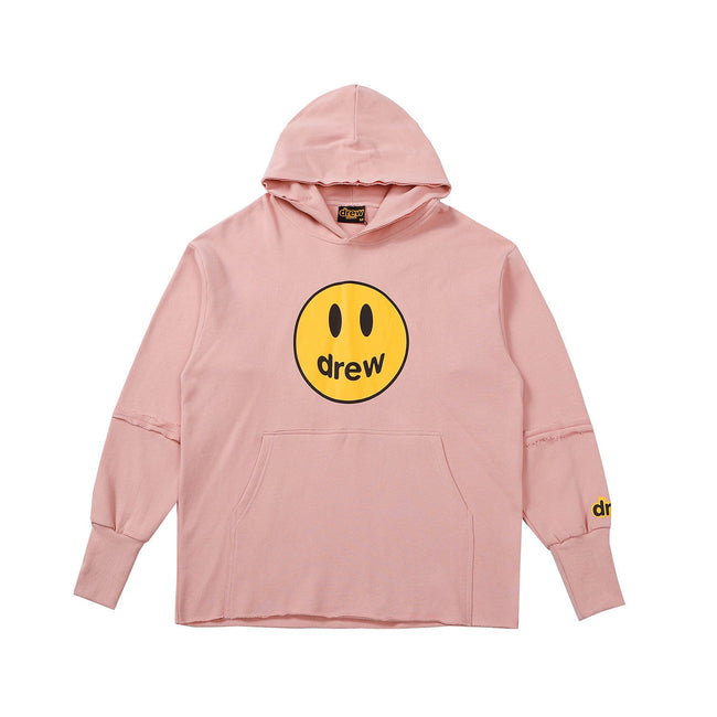 Drew House Mascot Smiley Distressed Hem Unisex Fleece Hoodie Hover Image