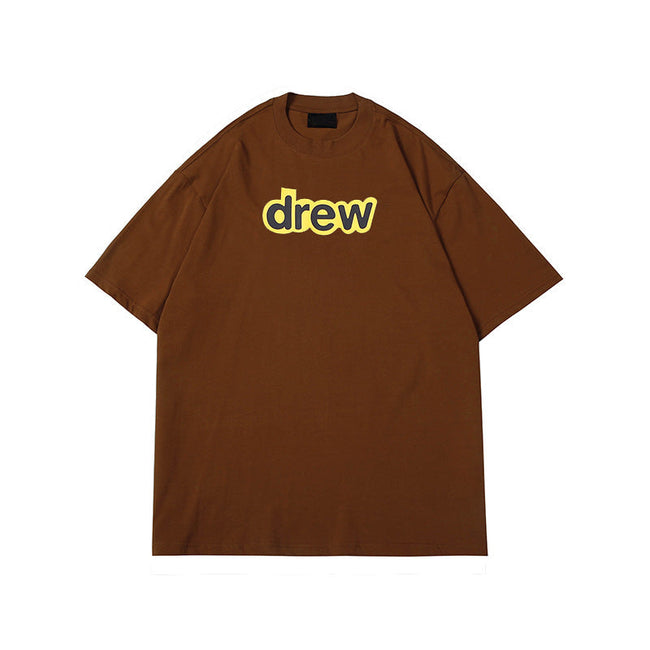 Drew House Classic Logo Tee, Dark Brown Hover Image