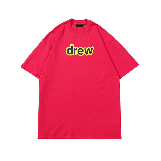 Drew House Classic Logo Tee, Hot Pink Hover Image