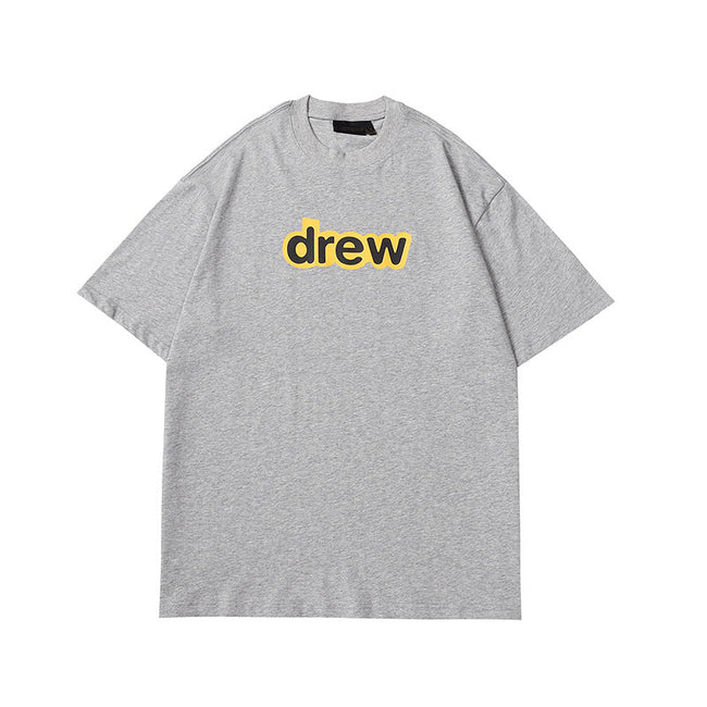 Drew House Classic Logo Tee, Heather Grey Hover Image