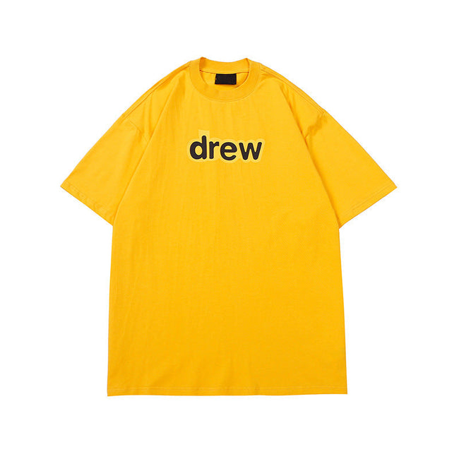 Drew House Classic Logo Tee, Bright Yellow Hover Image